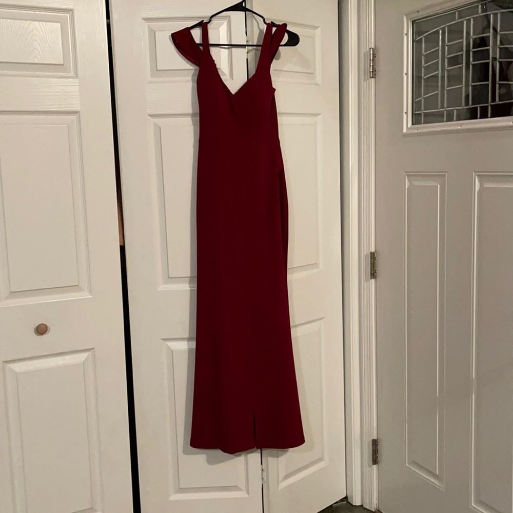 Maroon Dress